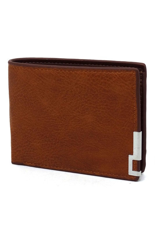 Bi-fold Leather Mens Wallet RFID