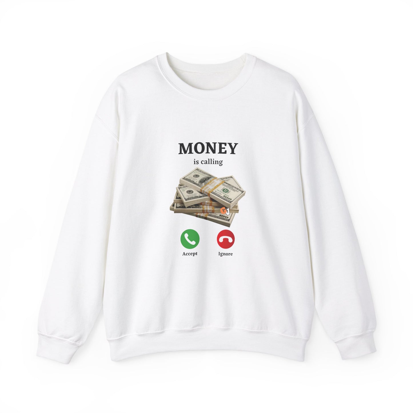 MONEY IS CALLING: Unisex Crewneck Sweatshirt