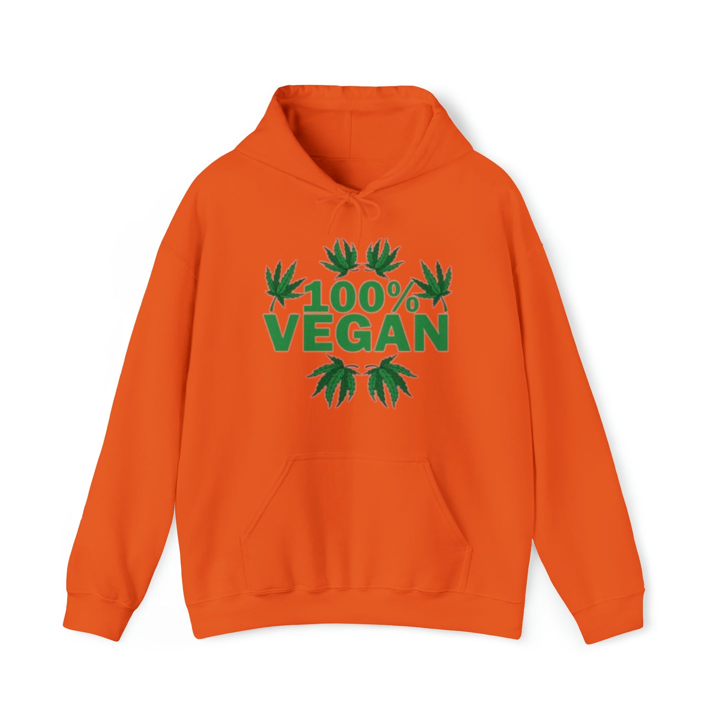 100% VEGAN: Unisex Heavy Blend™ Hooded Sweatshirt