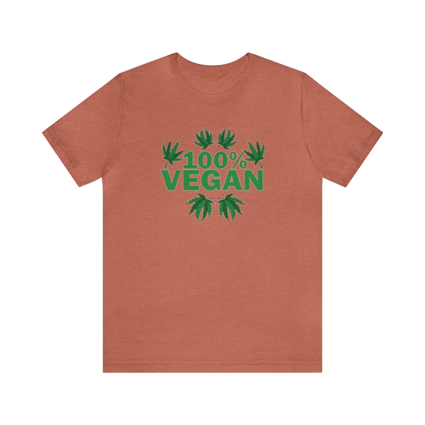 100% VEGAN: Unisex Jersey Short Sleeve Tee