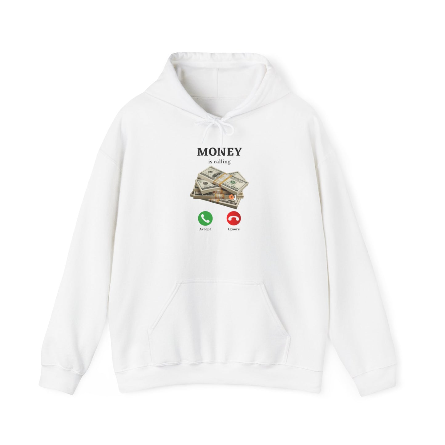 MONEY IS CALLING: Unisex Heavy Blend™ Hooded Sweatshirt