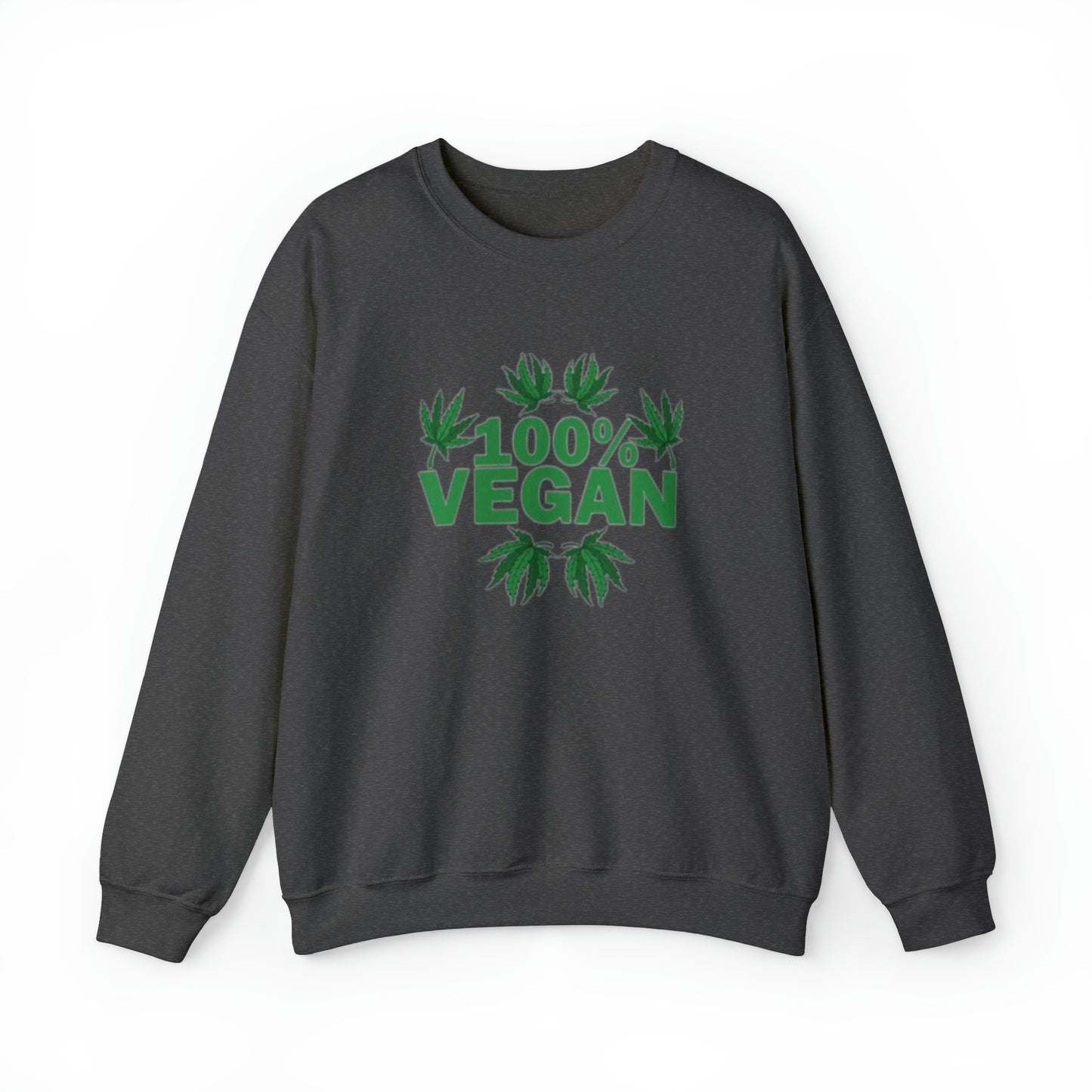 100% VEGAN: Unisex Heavy Blend™ Crewneck Sweatshirt