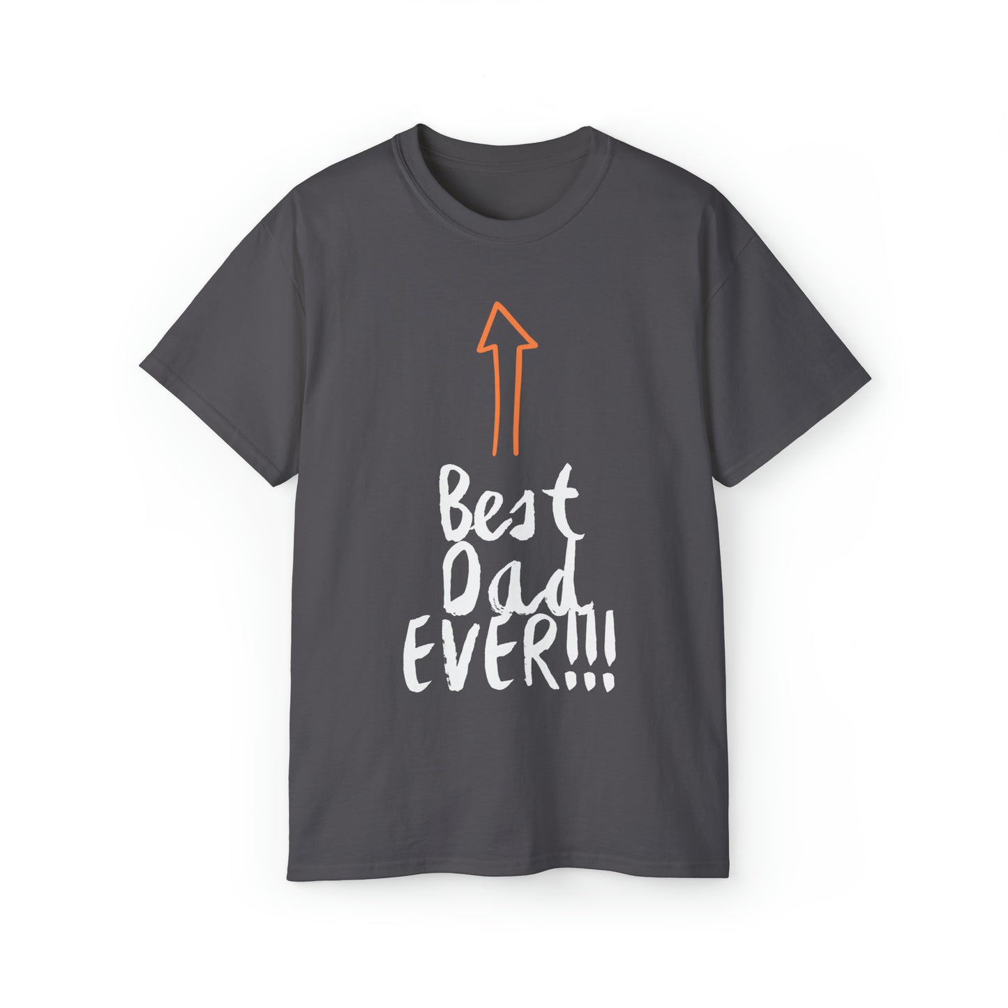 BEST DAD ORANGE: Unisex Ultra Cotton Tee