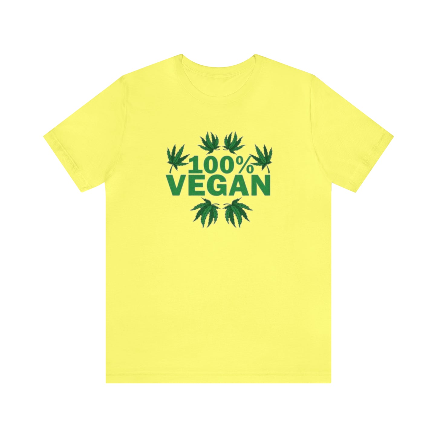 100% VEGAN: Unisex Jersey Short Sleeve Tee