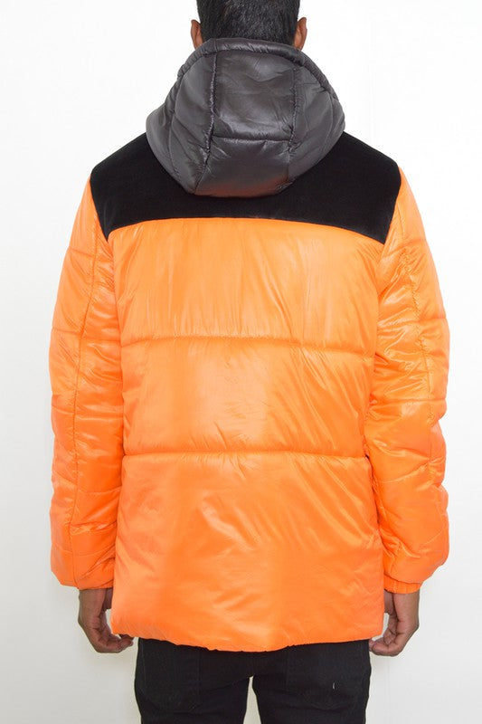 PADDED BUBBLE PUFFER COAT