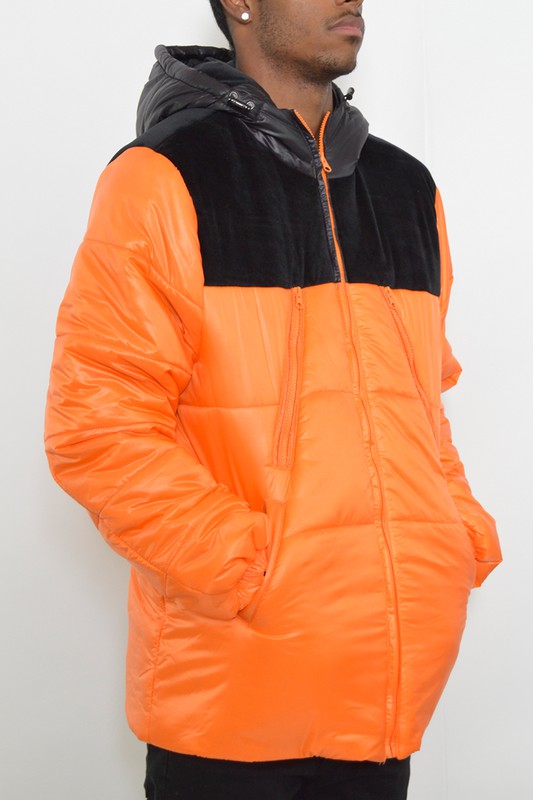 PADDED BUBBLE PUFFER COAT