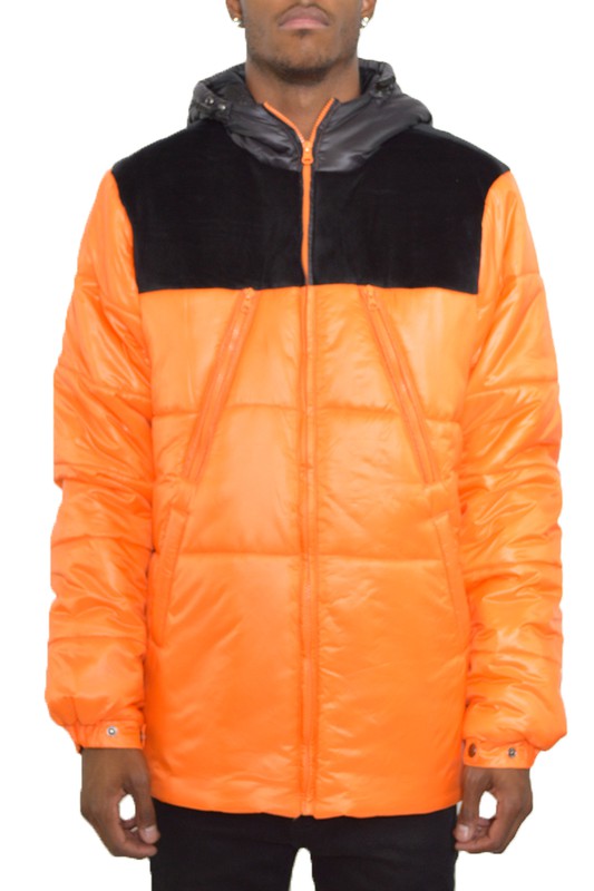 PADDED BUBBLE PUFFER COAT