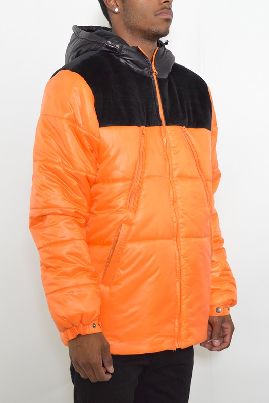 PADDED BUBBLE PUFFER COAT