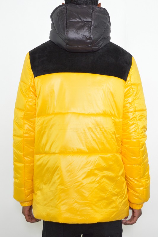 PADDED BUBBLE PUFFER COAT