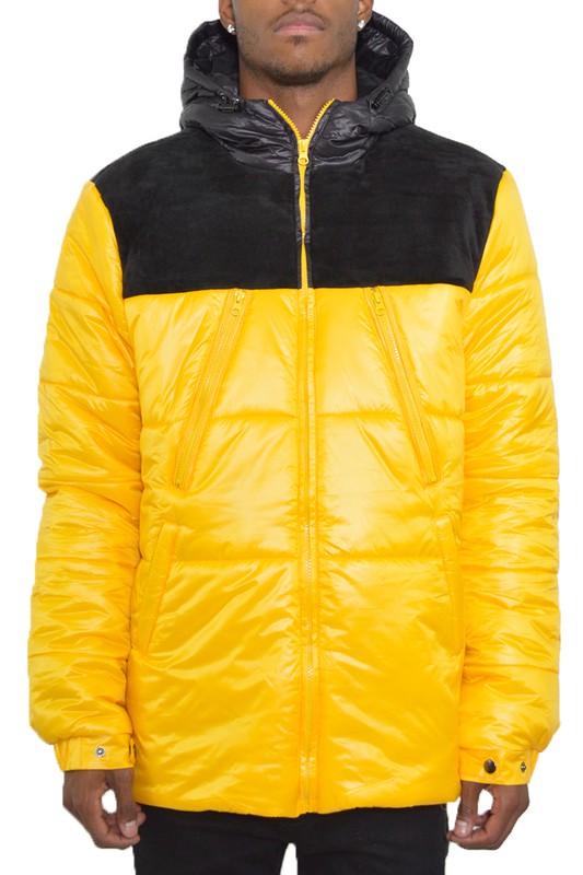 PADDED BUBBLE PUFFER COAT