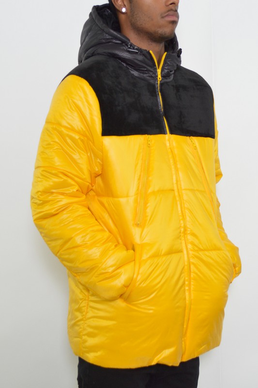 PADDED BUBBLE PUFFER COAT