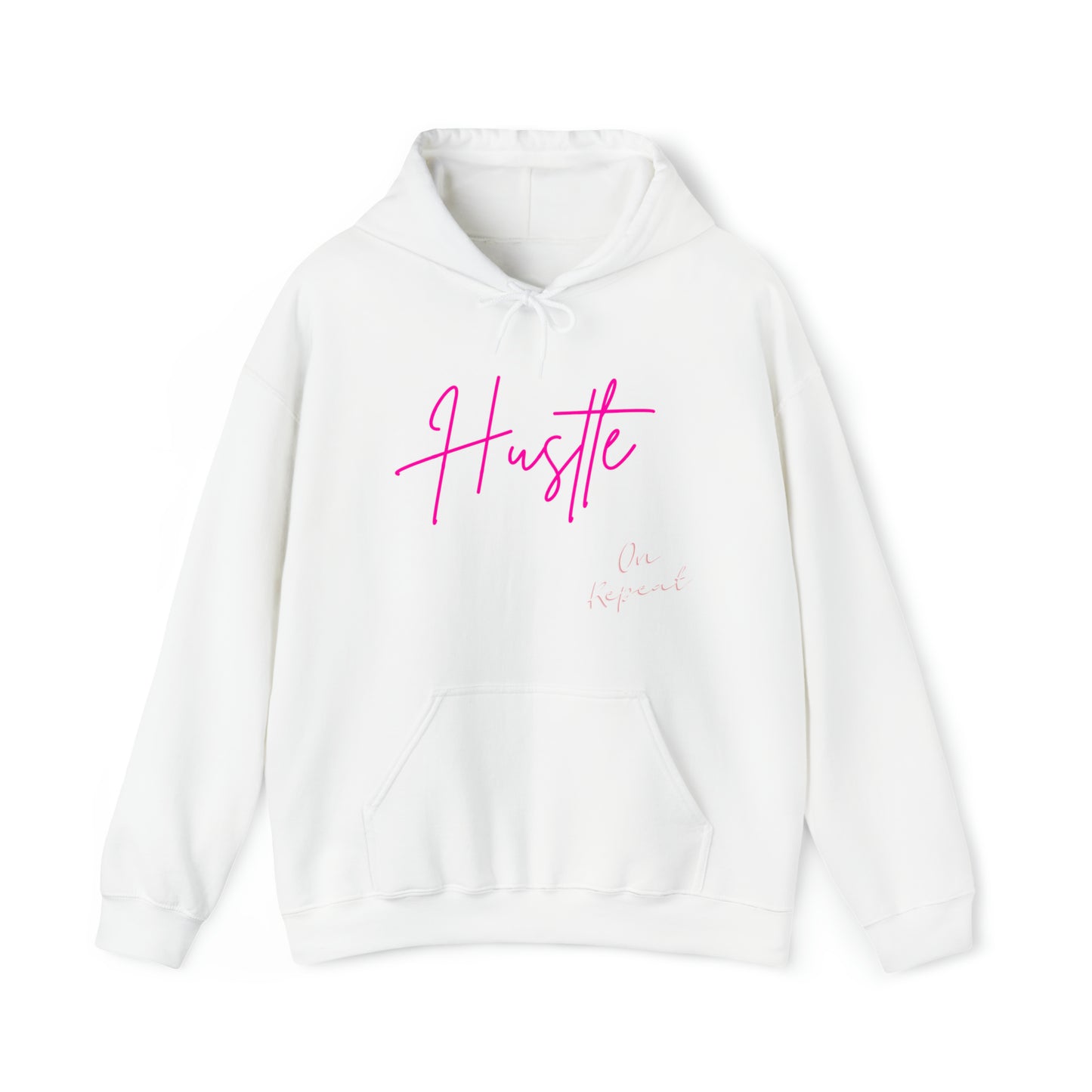 HUSTLE ON REPEAT: Unisex Heavy Blend™ Hooded Sweatshirt