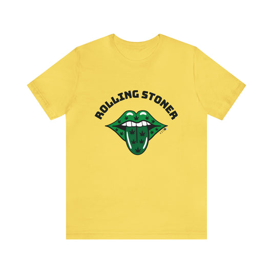 ROLLING STONER: Unisex Jersey Short Sleeve Tee