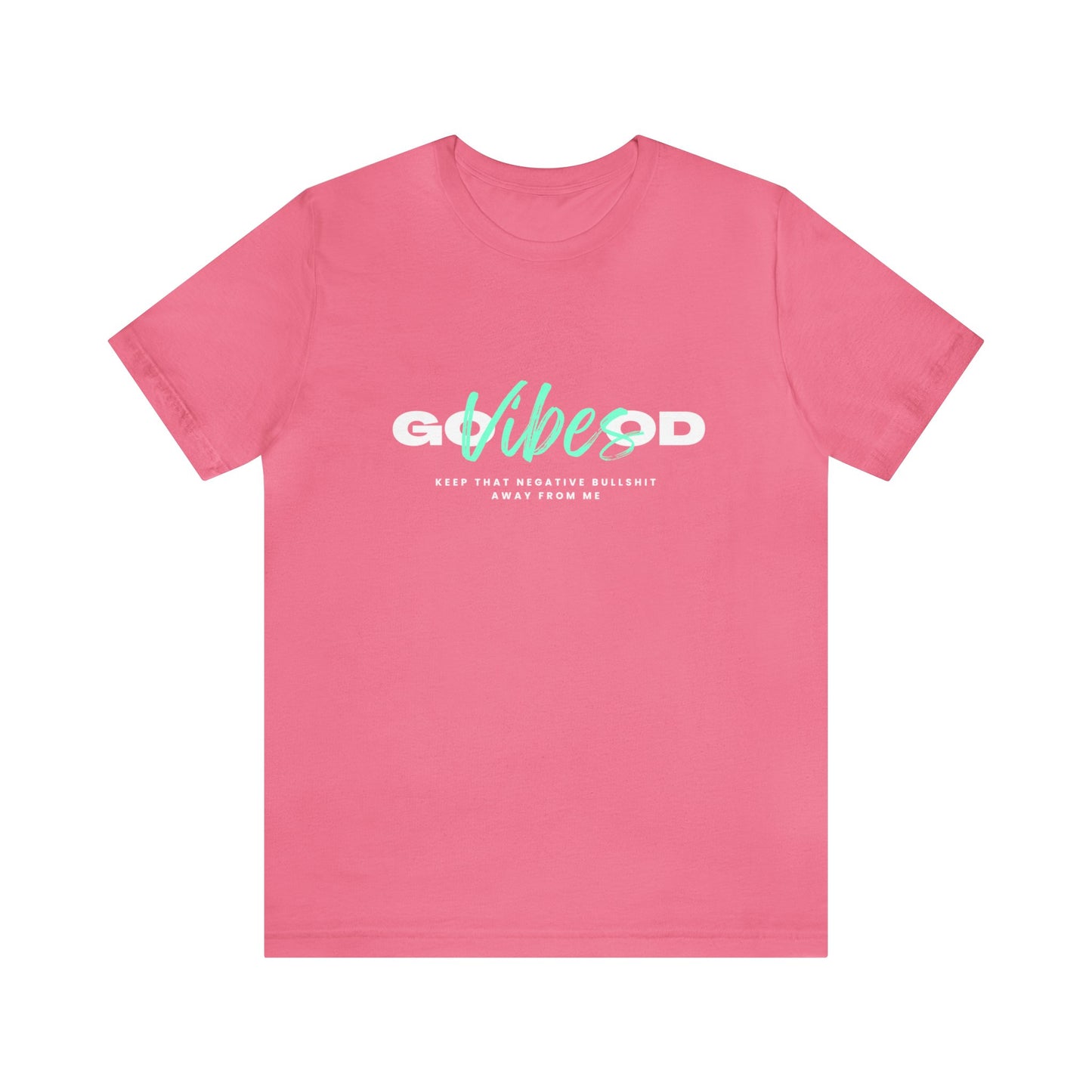 GOOD VIBES LIGHT MENTA: Unisex Jersey Short Sleeve Tee