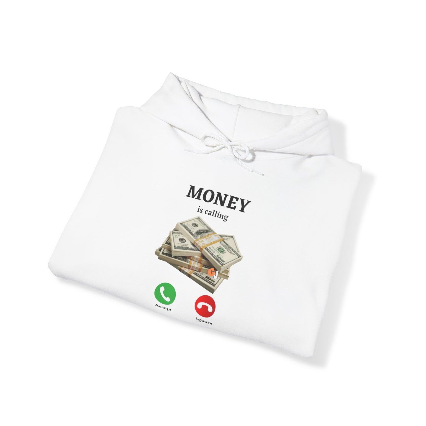 MONEY IS CALLING: Unisex Heavy Blend™ Hooded Sweatshirt