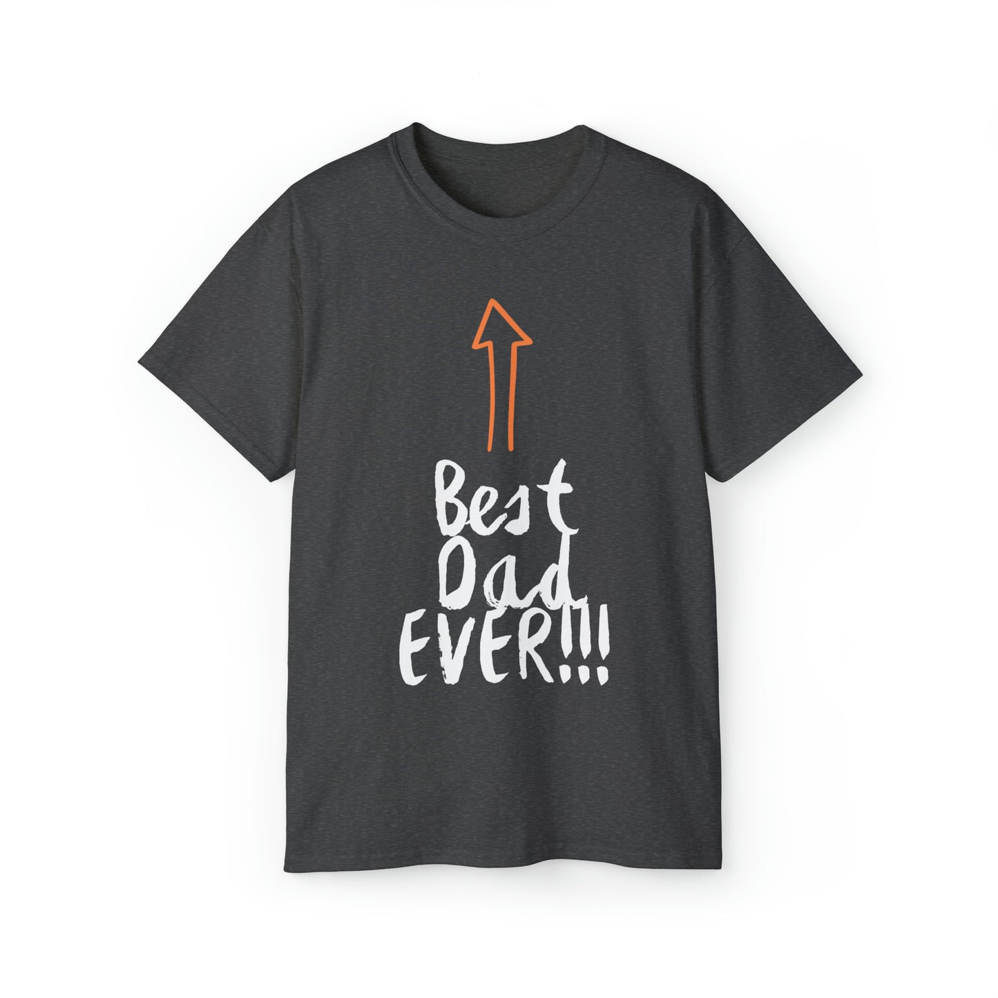 BEST DAD ORANGE: Unisex Ultra Cotton Tee