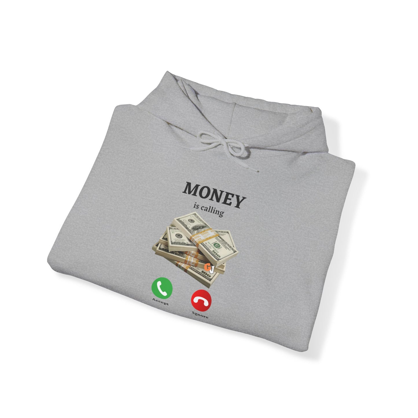 MONEY IS CALLING: Unisex Heavy Blend™ Hooded Sweatshirt