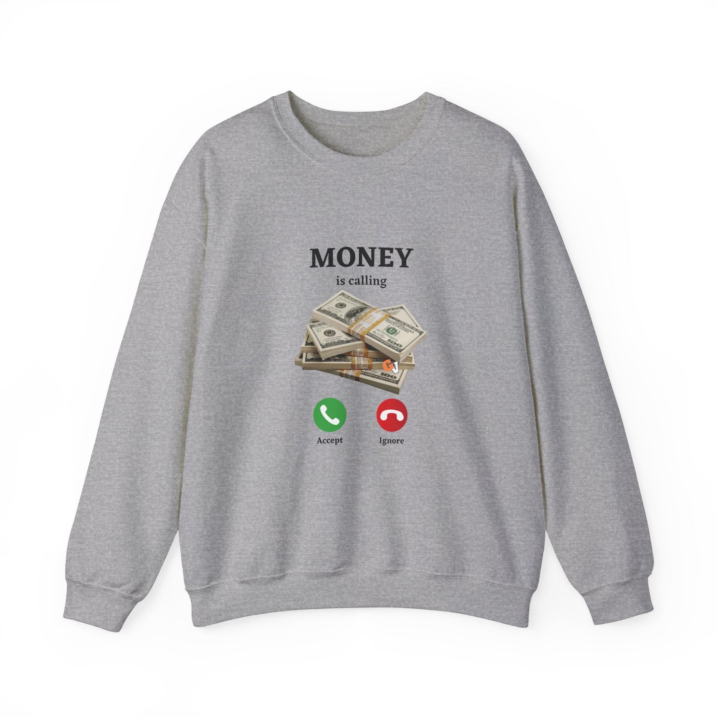 MONEY IS CALLING: Unisex Crewneck Sweatshirt