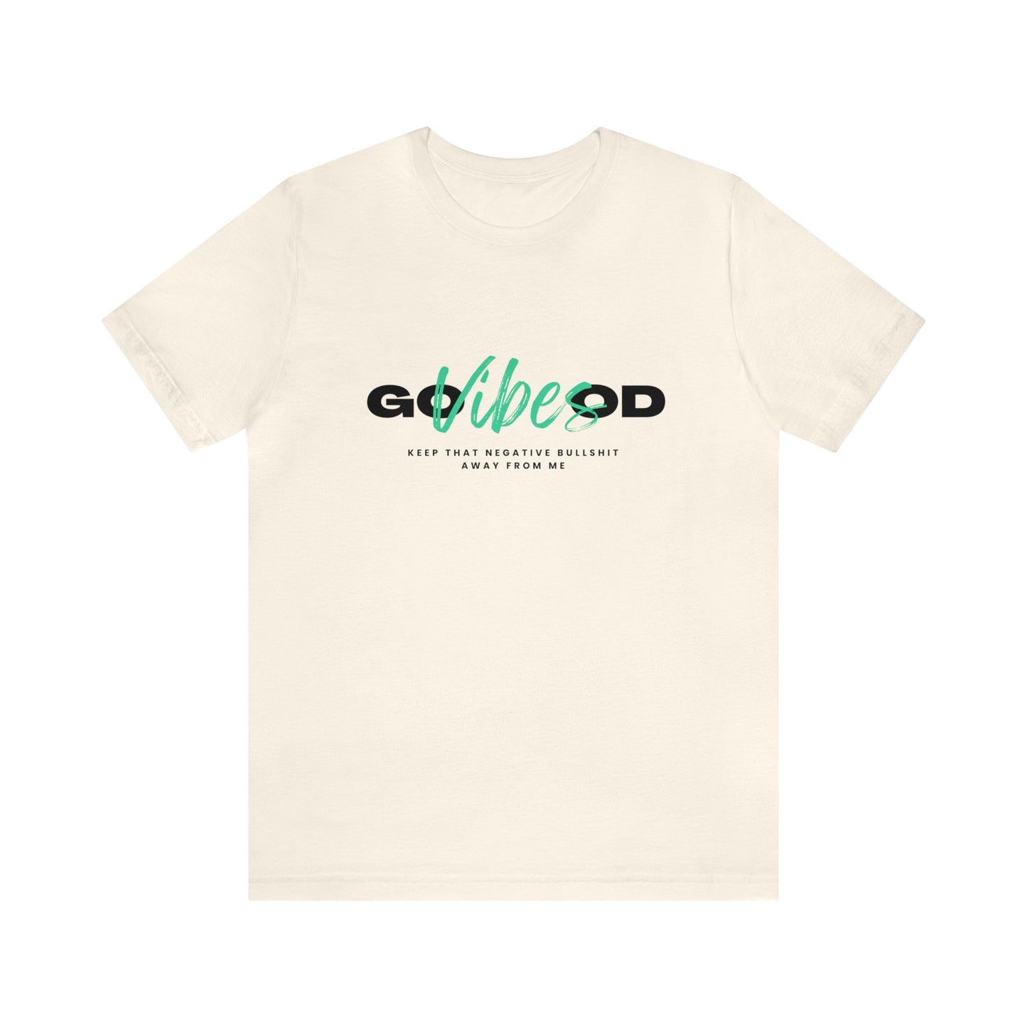 GOOD VIBES NEW GREEN: Unisex Jersey Short Sleeve Tee