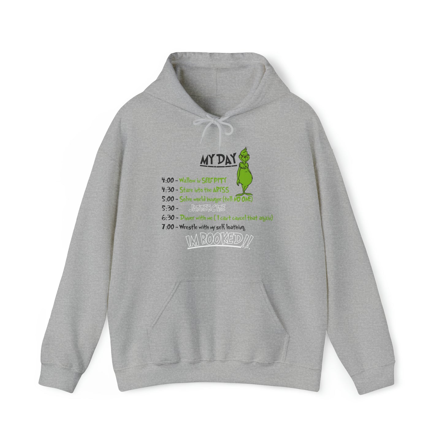 THE GRINCH MY DAY: Unisex Heavy Blend™ Hooded Sweatshirt