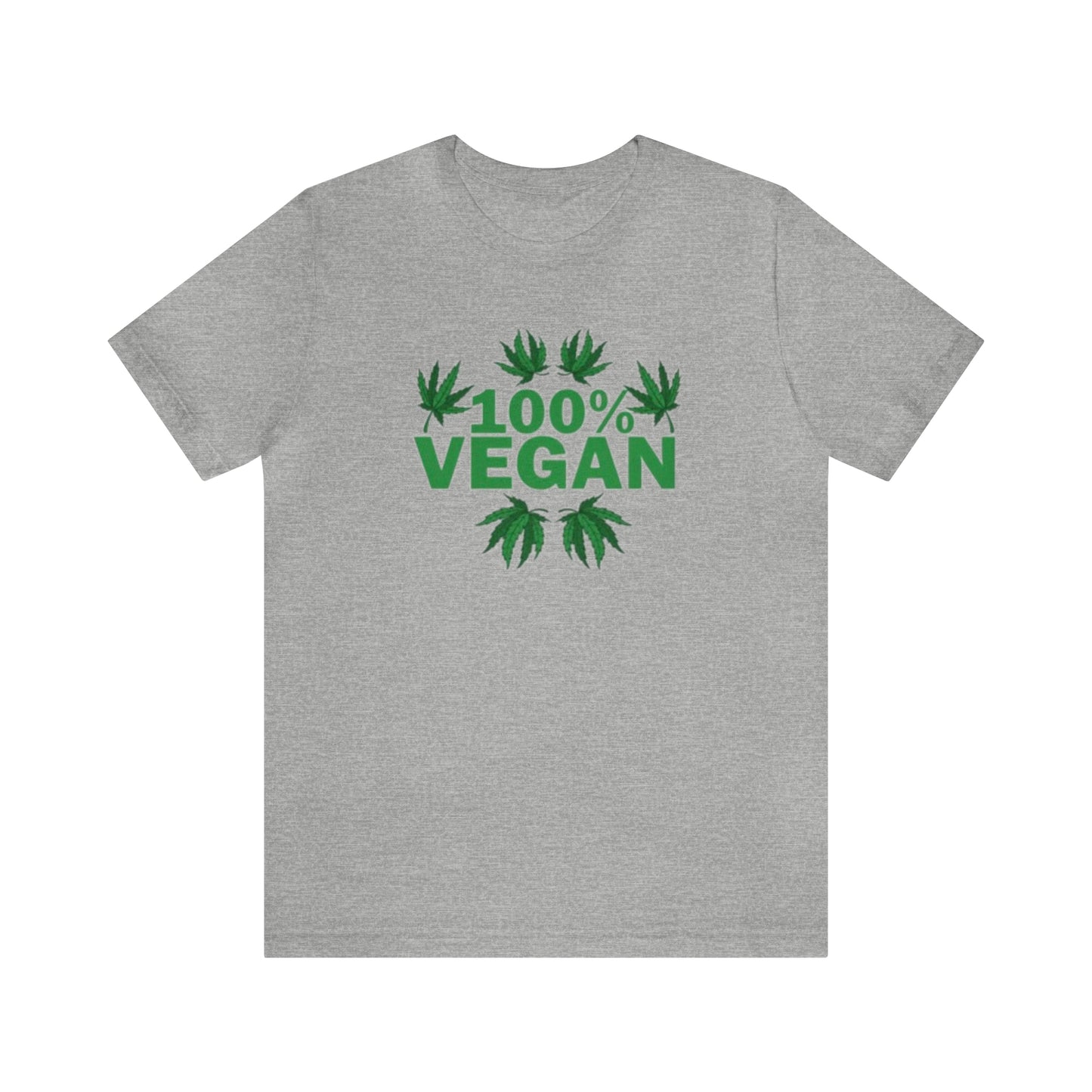 100% VEGAN: Unisex Jersey Short Sleeve Tee