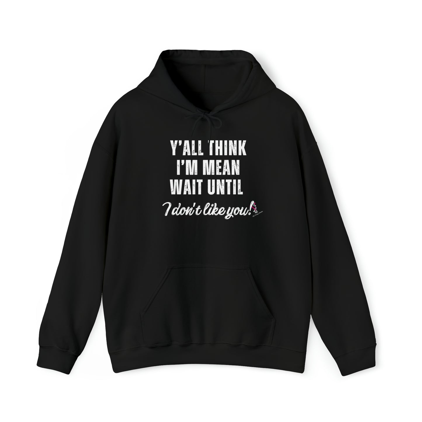 Y'ALL THINK I'M MEAN: Unisex Heavy Blend™ Hooded Sweatshirt