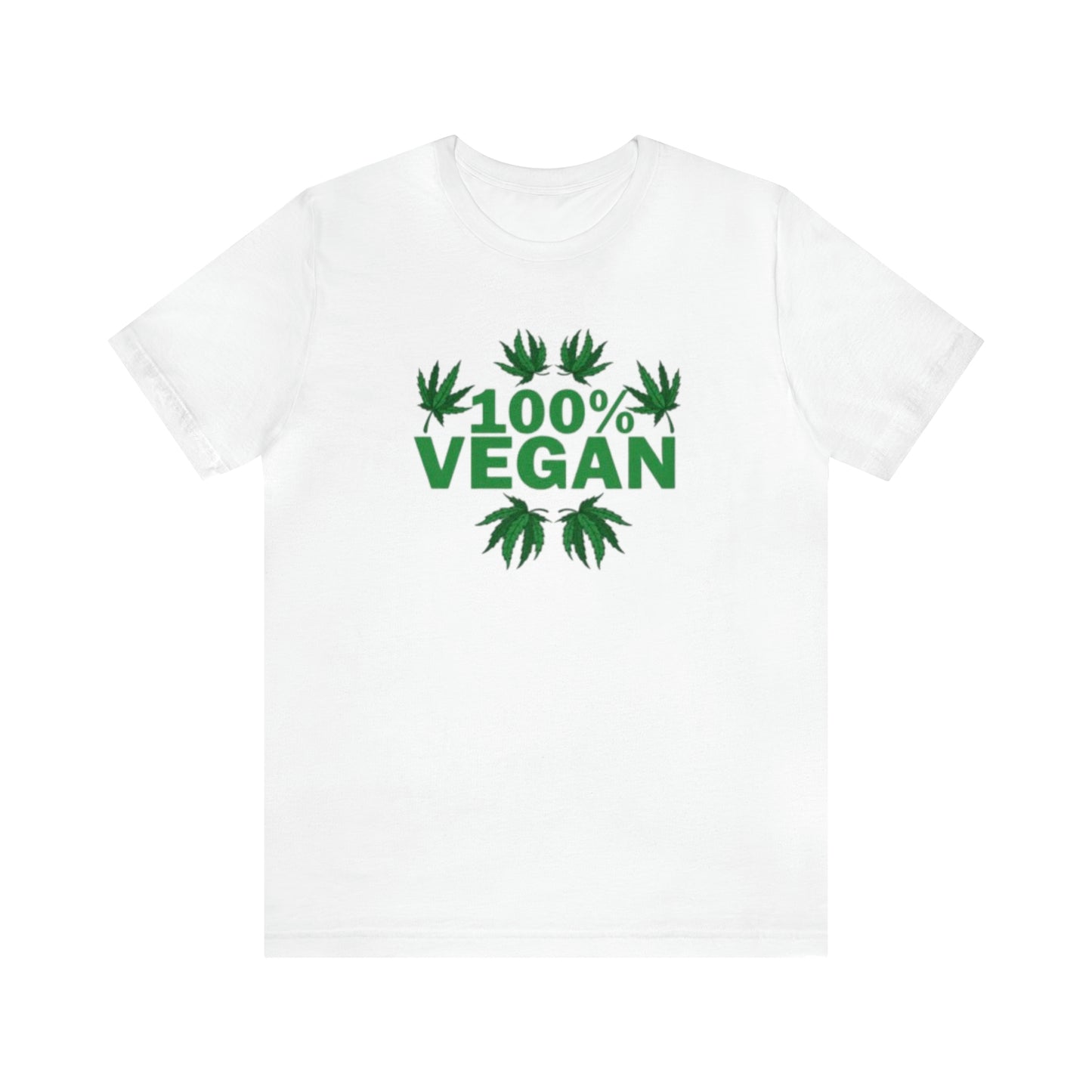 100% VEGAN: Unisex Jersey Short Sleeve Tee