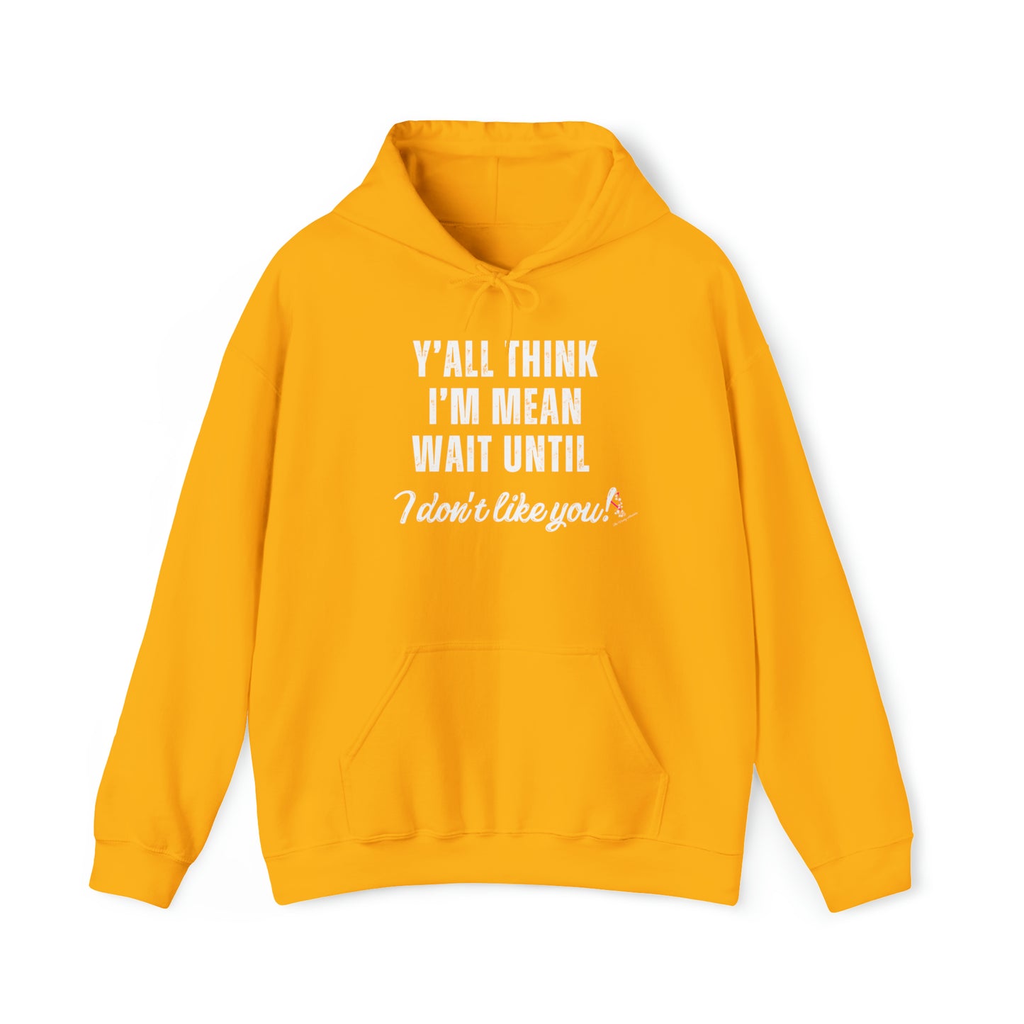 Y'ALL THINK I'M MEAN: Unisex Heavy Blend™ Hooded Sweatshirt