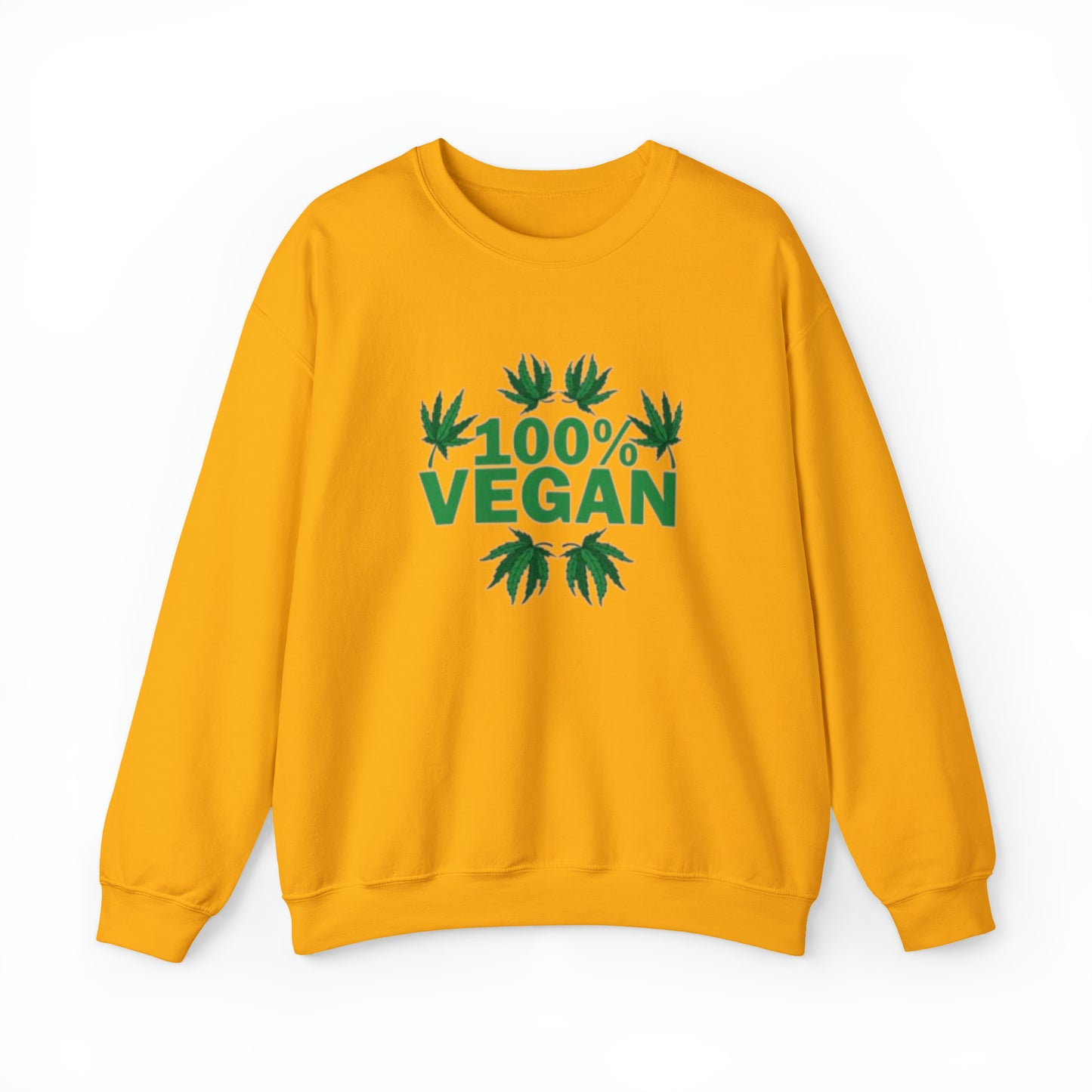 100% VEGAN: Unisex Heavy Blend™ Crewneck Sweatshirt