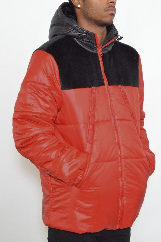 PADDED BUBBLE PUFFER COAT