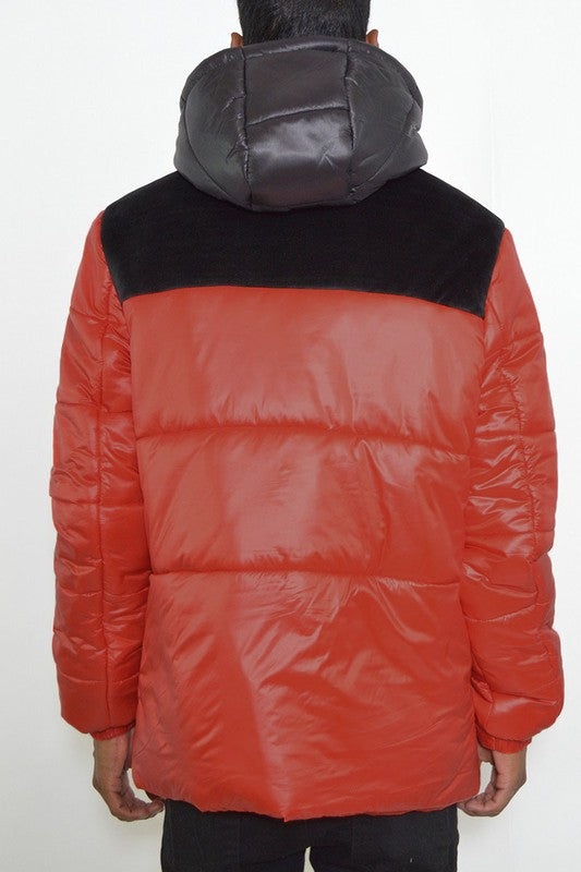 PADDED BUBBLE PUFFER COAT