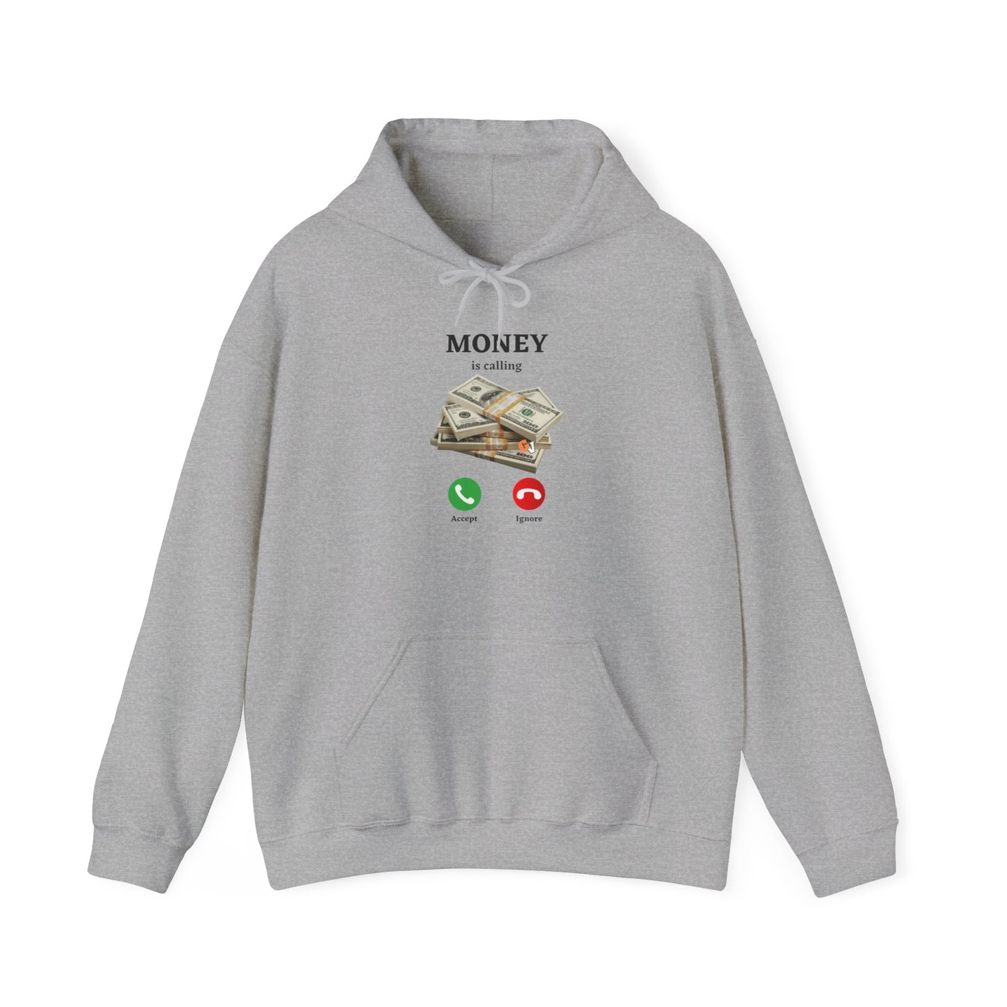 MONEY IS CALLING: Unisex Heavy Blend™ Hooded Sweatshirt