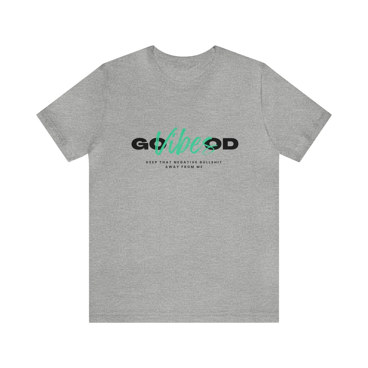 GOOD VIBES NEW GREEN: Unisex Jersey Short Sleeve Tee