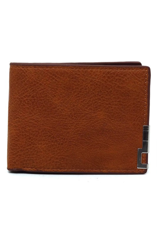 Bi-fold Leather Mens Wallet RFID