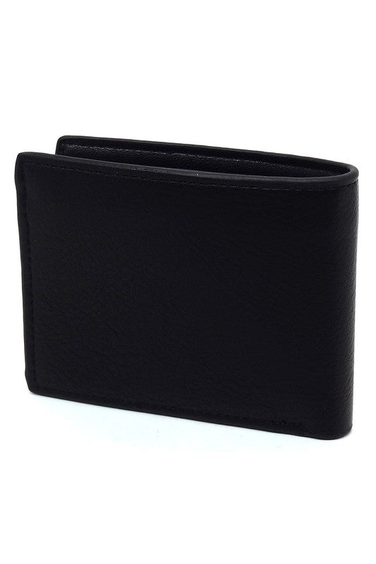 Bi-fold Leather Mens Wallet RFID