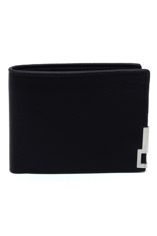 Bi-fold Leather Mens Wallet RFID