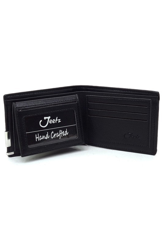 Bi-fold Leather Mens Wallet RFID