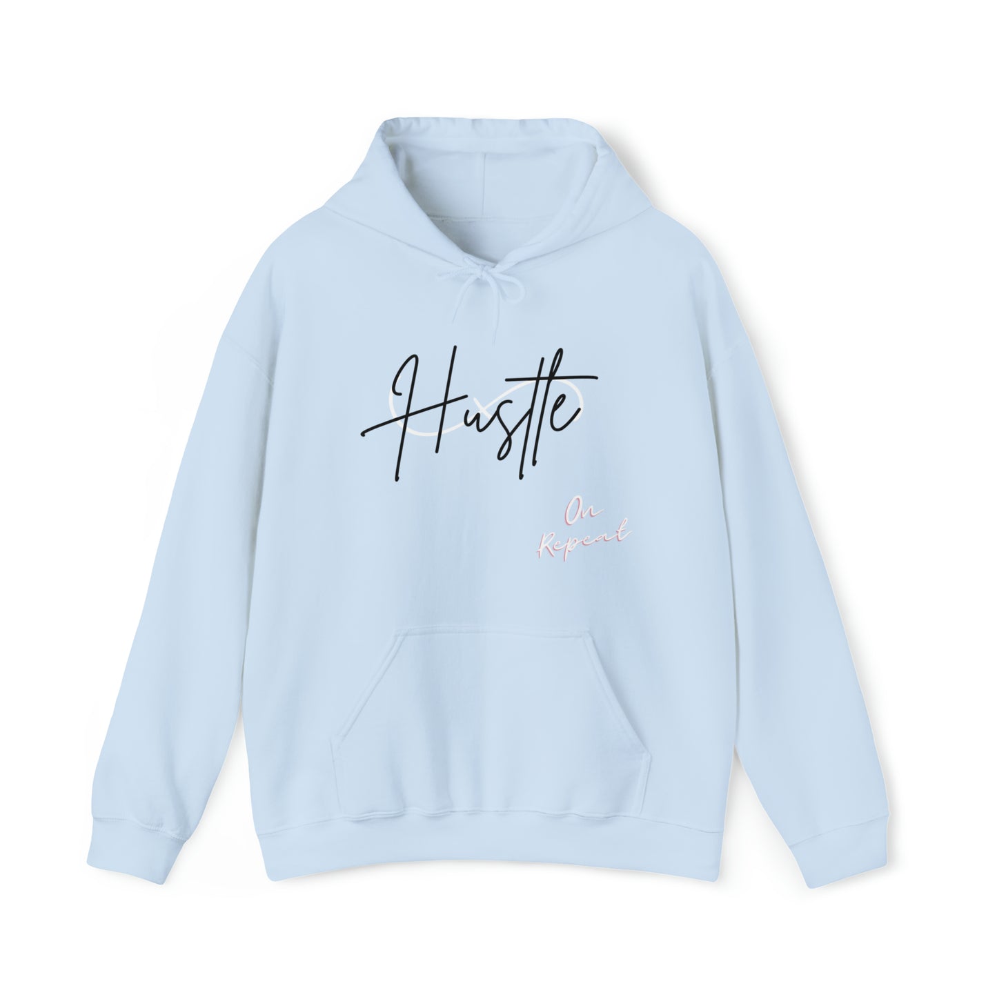 HUSTLE ON REPEAT: Unisex Heavy Blend™ Hooded Sweatshirt