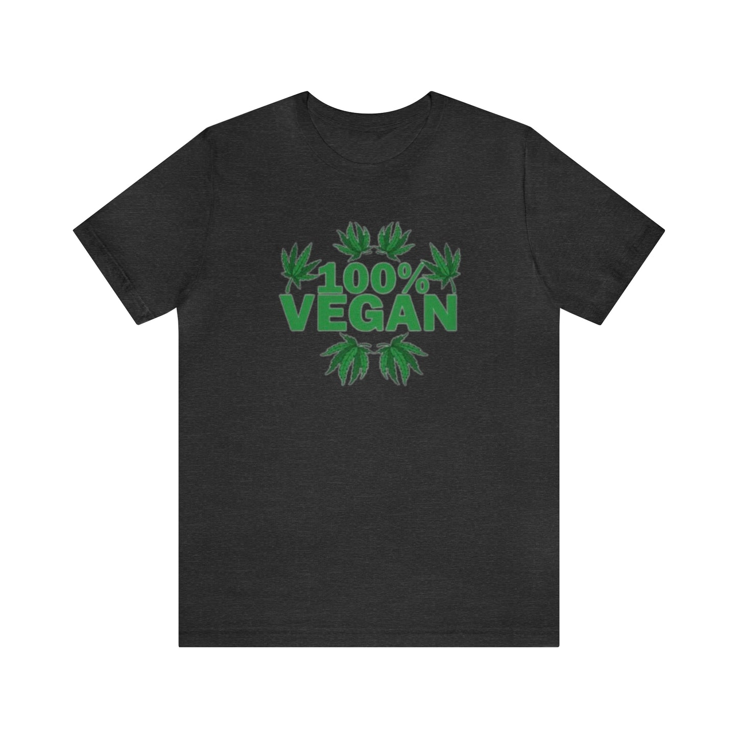 100% VEGAN: Unisex Jersey Short Sleeve Tee