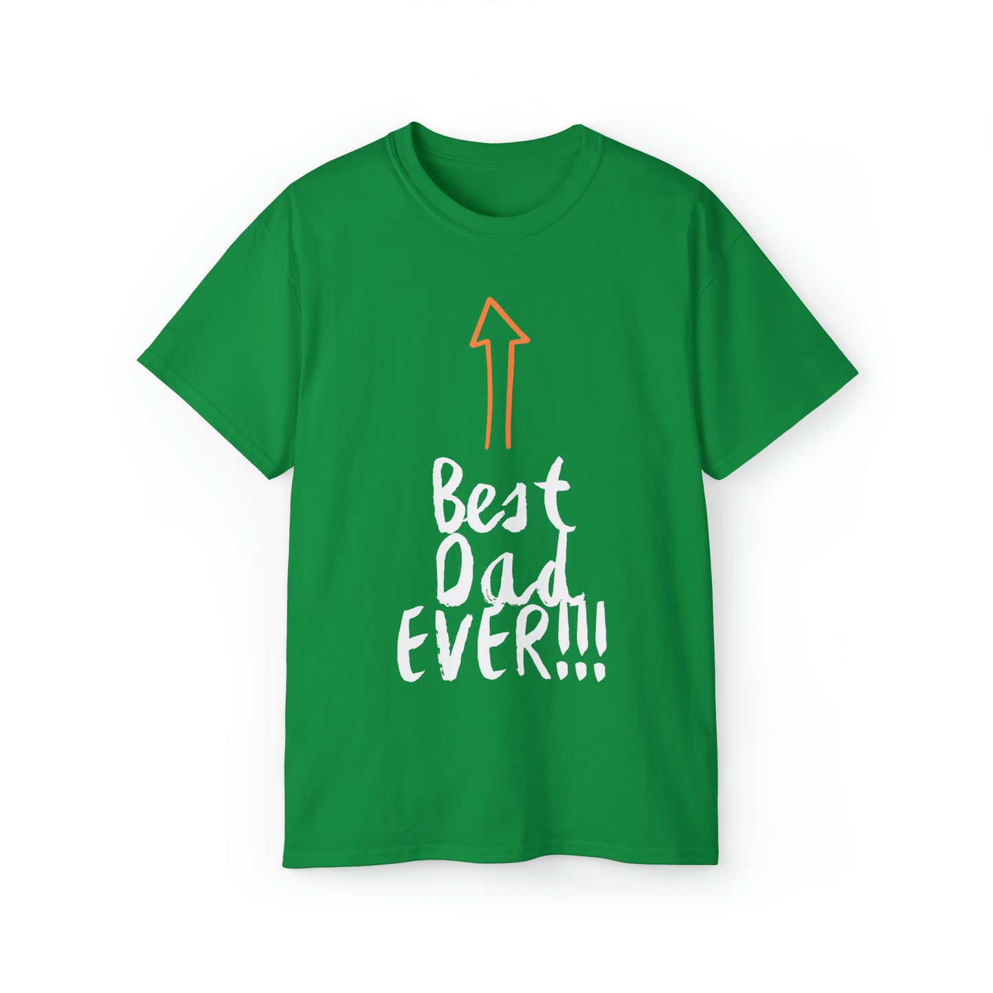 BEST DAD ORANGE: Unisex Ultra Cotton Tee