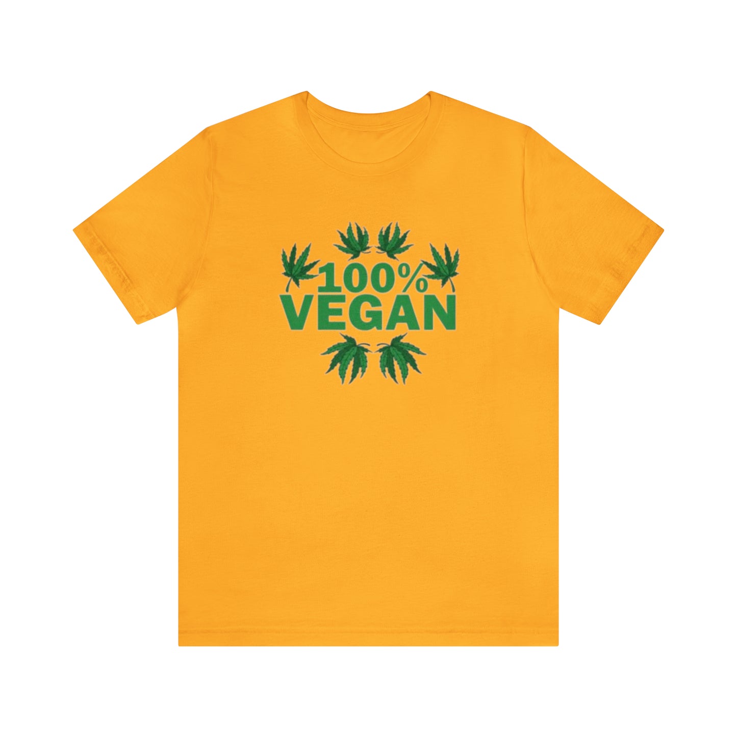 100% VEGAN: Unisex Jersey Short Sleeve Tee