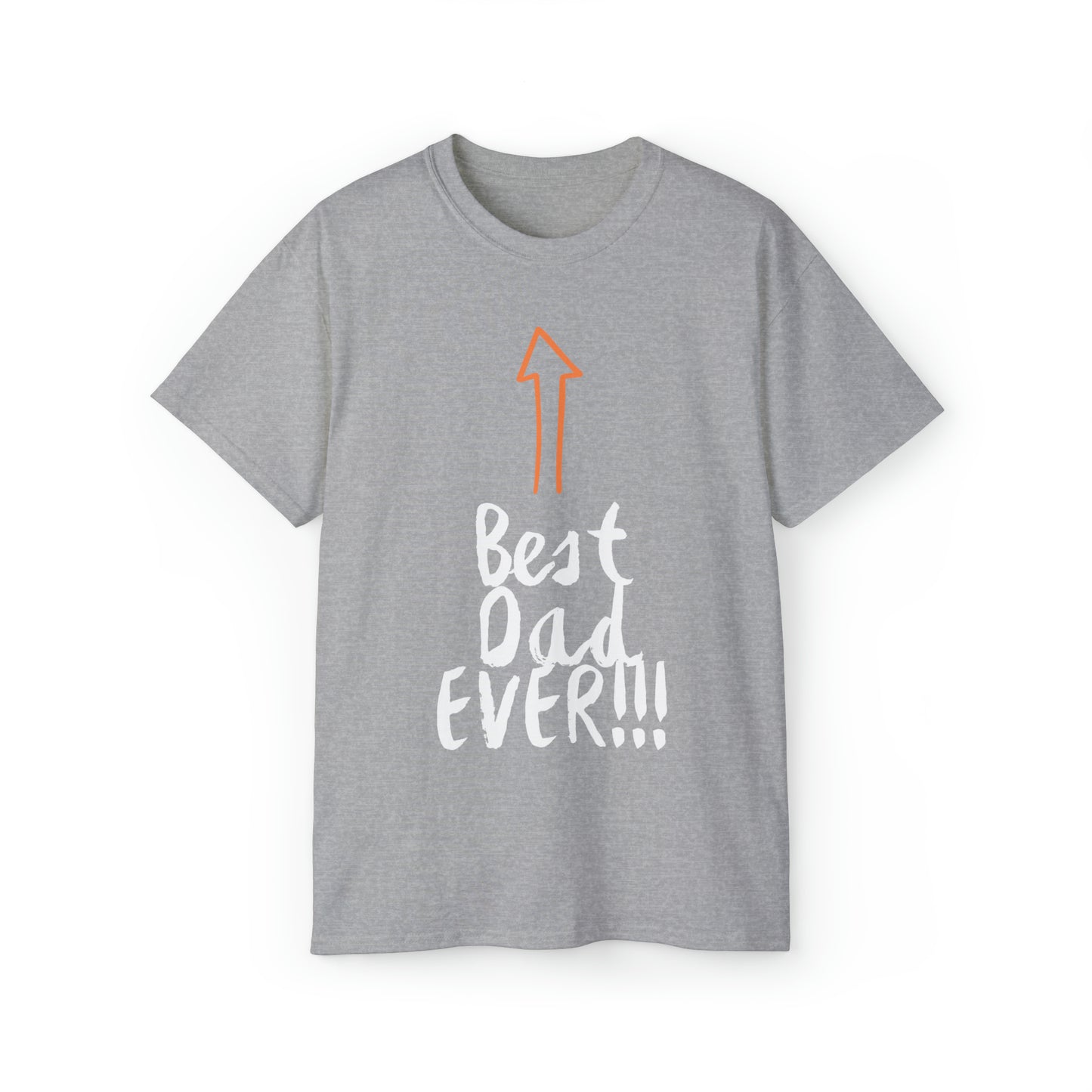 BEST DAD ORANGE: Unisex Ultra Cotton Tee