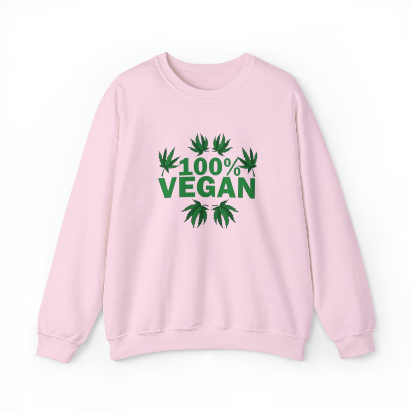 100% VEGAN: Unisex Heavy Blend™ Crewneck Sweatshirt