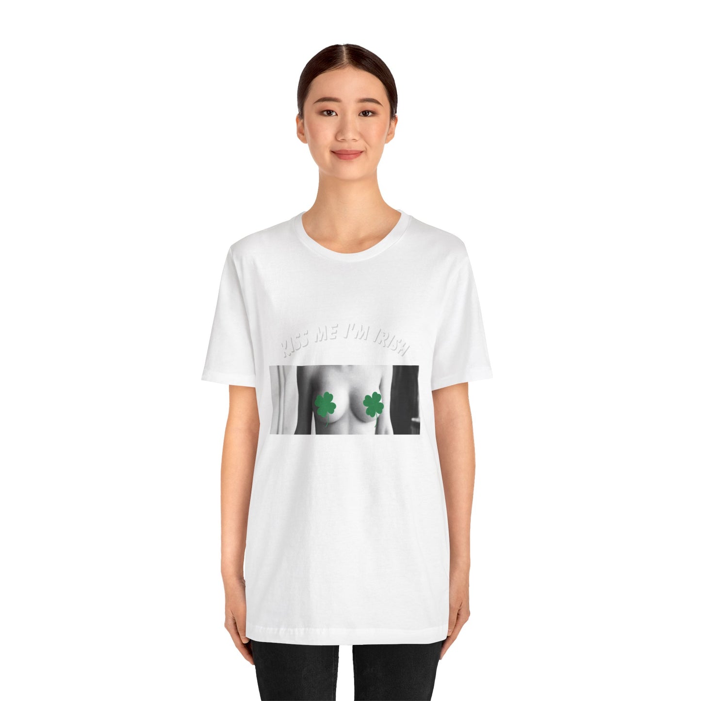 KISS ME I'M IRISH: Unisex Jersey Short Sleeve Tee