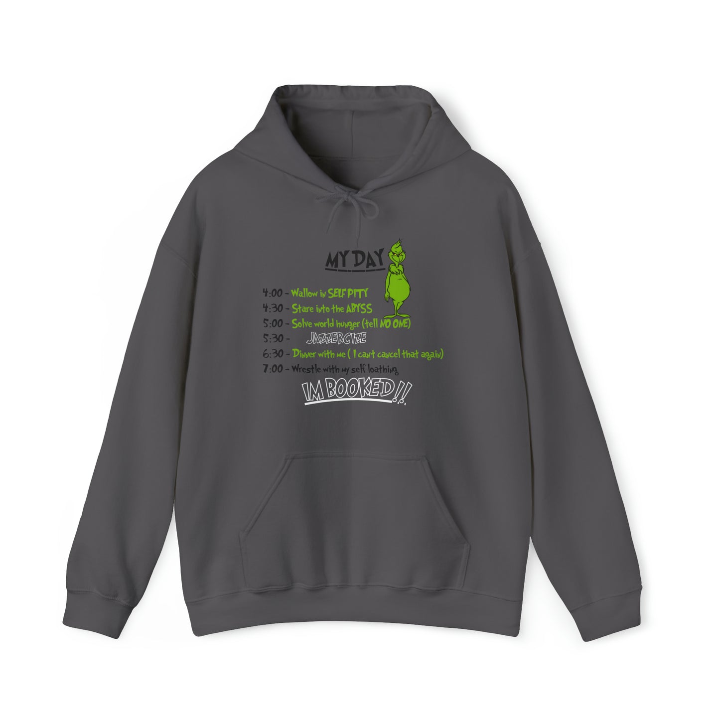 THE GRINCH MY DAY: Unisex Heavy Blend™ Hooded Sweatshirt