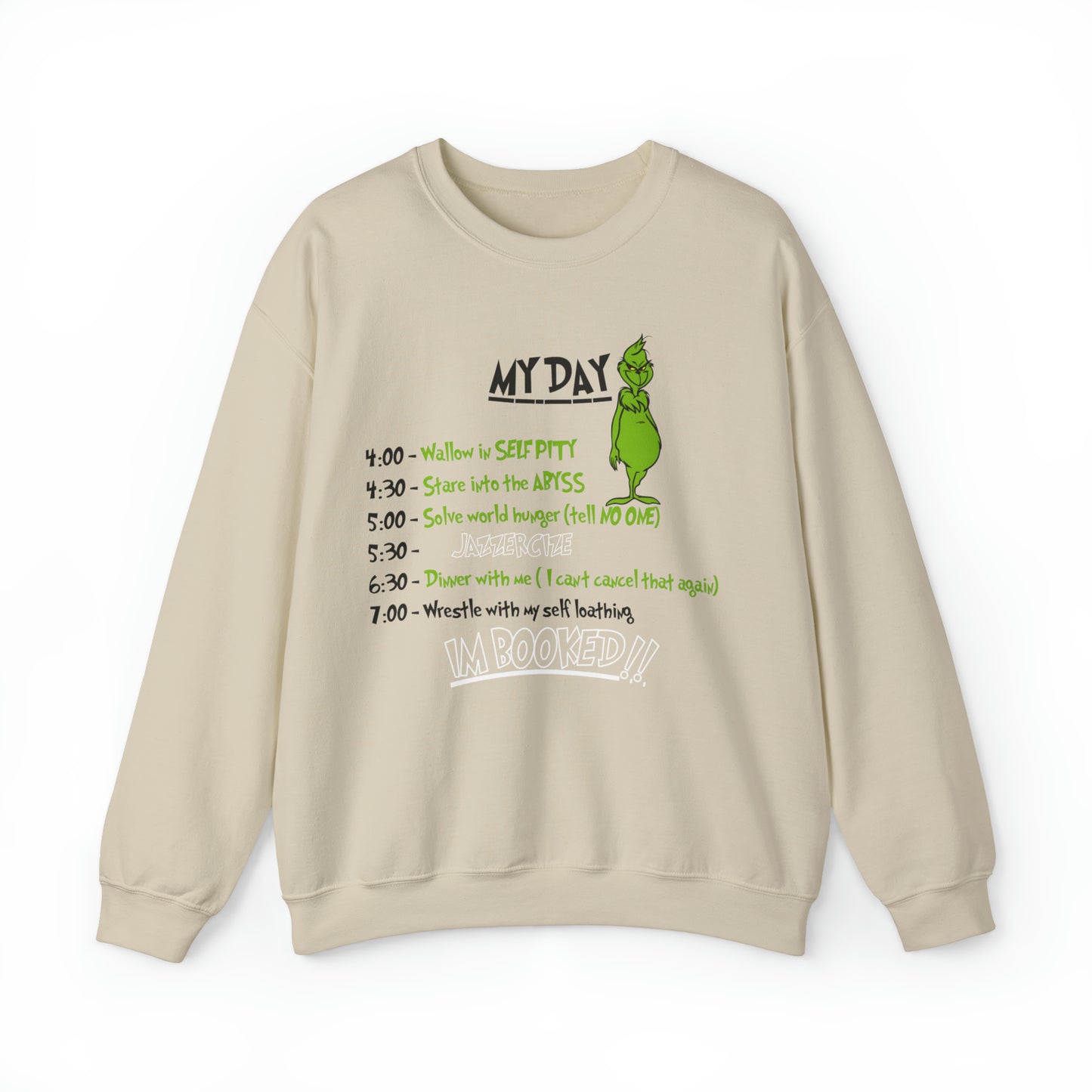 THE GRINCH MY DAY: Unisex Heavy Blend™ Crewneck Sweatshirt