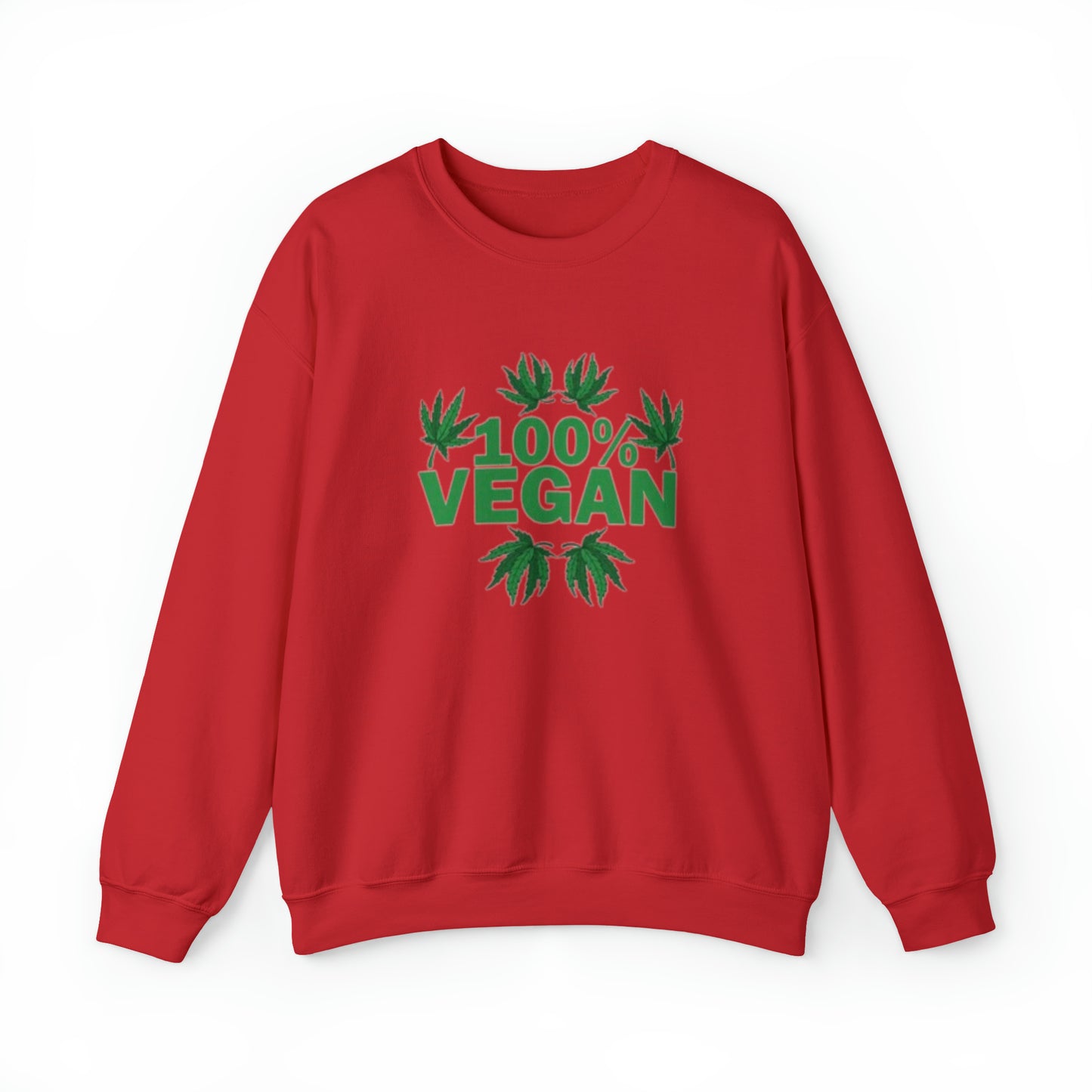 100% VEGAN: Unisex Heavy Blend™ Crewneck Sweatshirt