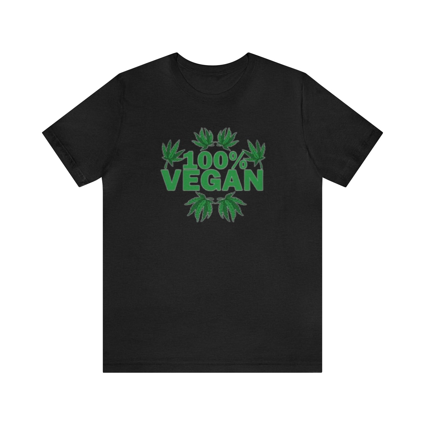 100% VEGAN: Unisex Jersey Short Sleeve Tee