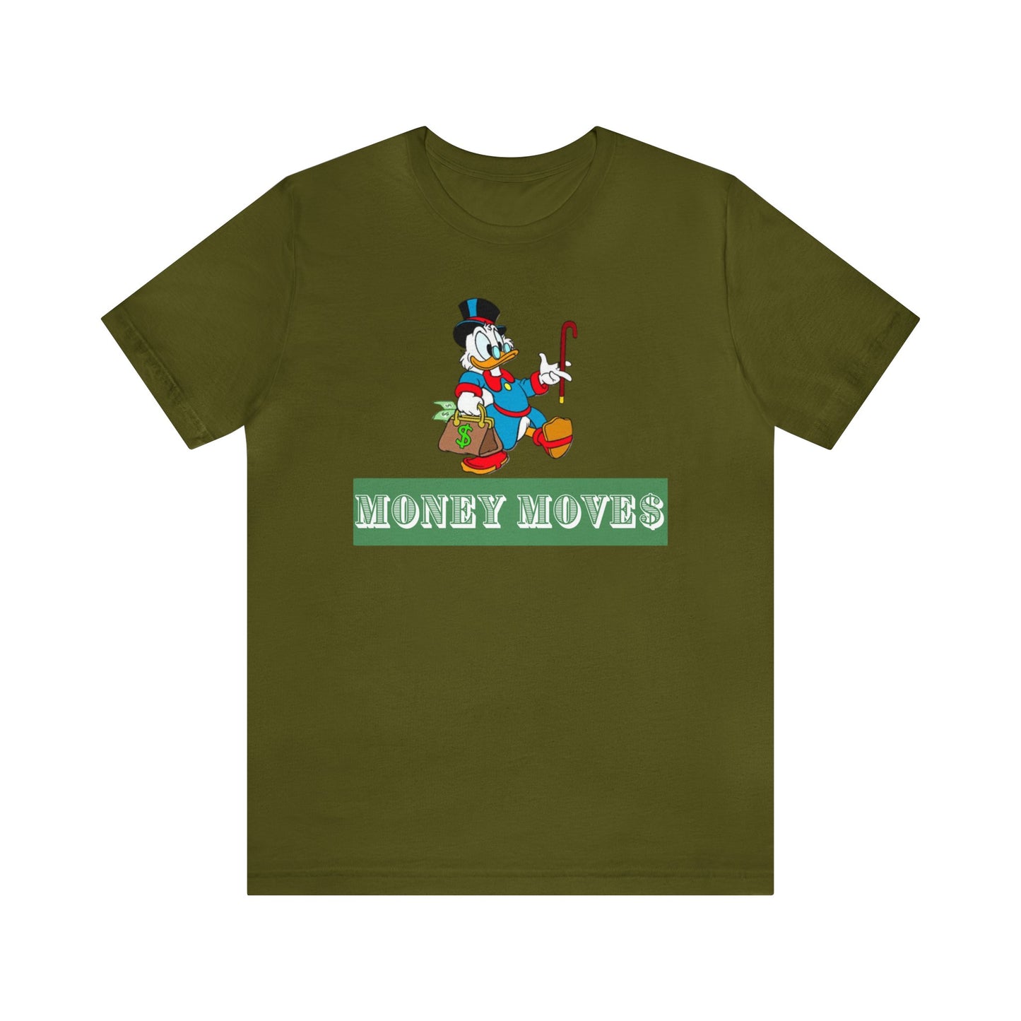 MONEY MOVES GREEN: Unisex Jersey Short Sleeve Tee