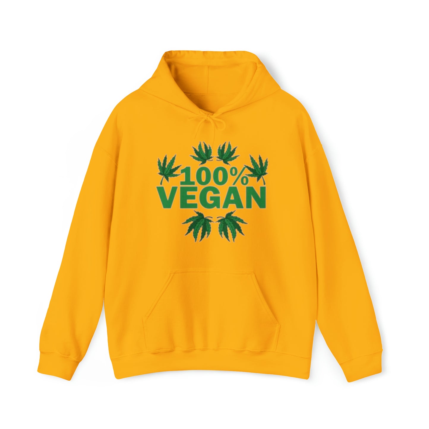 100% VEGAN: Unisex Heavy Blend™ Hooded Sweatshirt